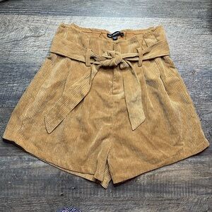 FIKA the BRAND Corduroy High Waist Shorts Sz XS